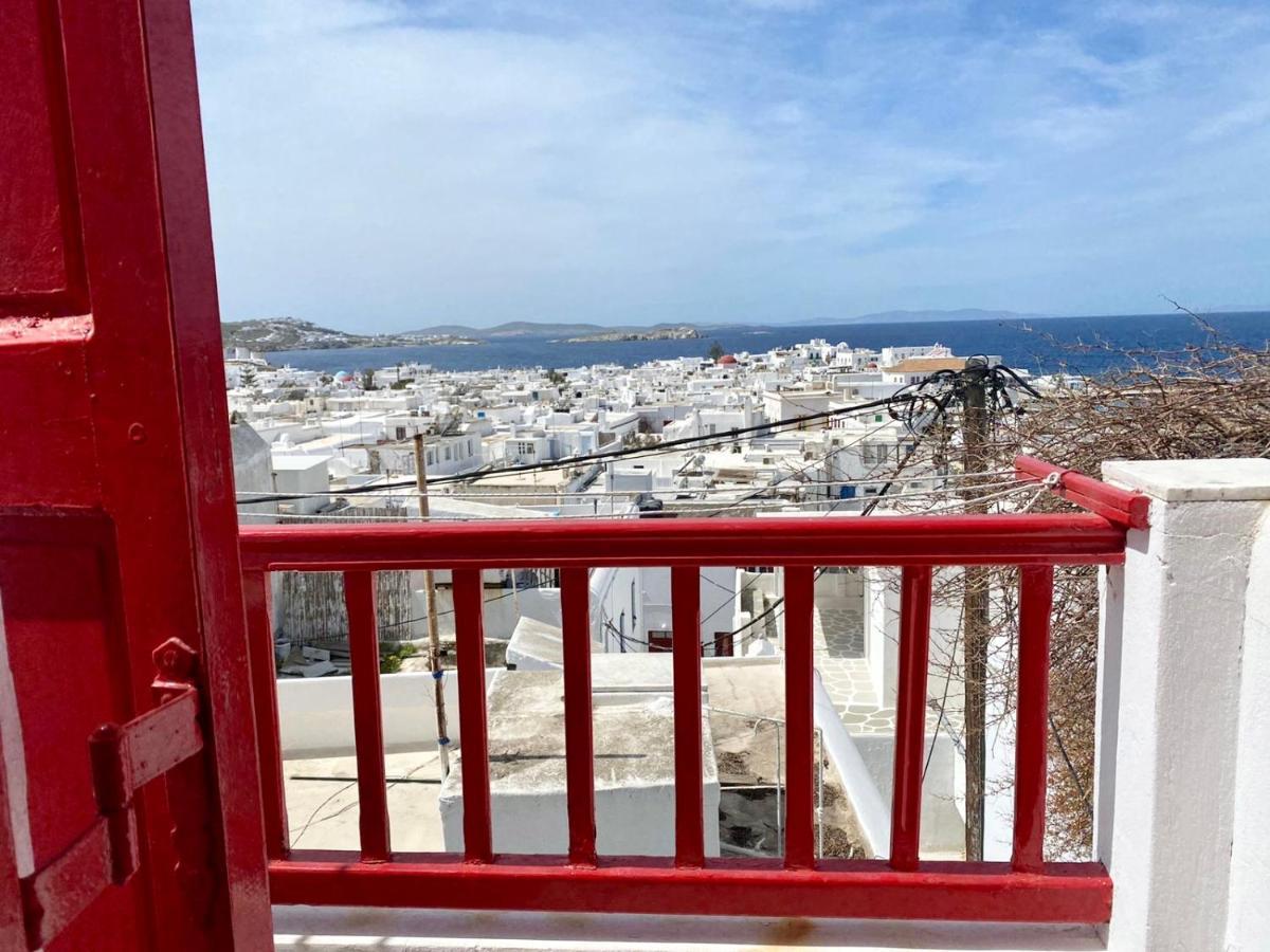 Elenitas Town House With Balcony And Sea View Apartment Mykonos Town ภายนอก รูปภาพ
