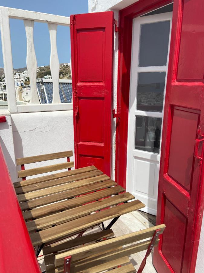 Elenitas Town House With Balcony And Sea View Apartment Mykonos Town ภายนอก รูปภาพ