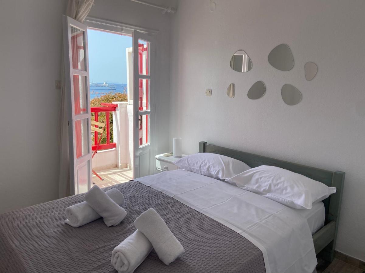 Elenitas Town House With Balcony And Sea View Apartment Mykonos Town ภายนอก รูปภาพ
