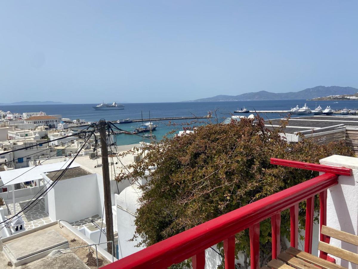 Elenitas Town House With Balcony And Sea View Apartment Mykonos Town ภายนอก รูปภาพ